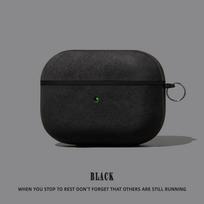 Premium Vintage Leather AirPods Case Full Protection Cover with for AirPods 1 2 3 4 Pro Pro 2 For  AirPods 4 black