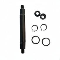 Pratimų fitneso dviračio ašies velenas Lygiai besisukantis komplektas Apatinio kronšteino ašis sporto salei 142x17mm black