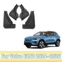 4 vnt. Automobilio purvasaugiai Volvo EX40 2024 2025 2026 Purvo atvartai Purvo apsauga Ratų sparnų dalys Įrankiai Aksesuarai black