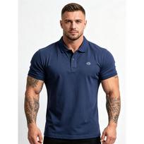 Vasaros vyriški polo marškinėliai trumpomis rankovėmis Firminiai drabužiai grynos medvilnės vyriški laisvalaikio polo marškinėliai M-6XL L tamsiai mėlyna spalva