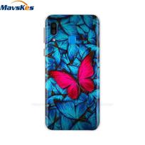 Dėklas Samsung A40 Dėklas Telefono dangtelis Silikoninis Fundas Samsung Galaxy A40 A 40 A405 Sm -A405f A405f Cartoon Shell kaukė For Samsung A40 blue