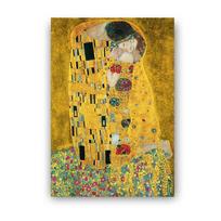 Retro garsūs Gustavo Klimto plakatai ir spaudiniai Drobės tapyba Šiuolaikinis namų dekoras Sienų meno paveikslas interjerui Svetainėje Be rėmelio 21*30cm yellow
