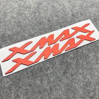 Motociklų priedai Bako šoninio dangčio 3D lipdukas XMAX raidžių logotipas, skirtas Yamaha XMAX125 250 300 400 xmax raudona