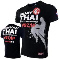 Vyriški Muay Thai marškinėliai vasarai, kvėpuojantys, greitai džiūstantys, bėgiojimui, fitnesui, sportui, trumpomis rankovėmis, lauko, boksui, imtynėms, sportiniai kostiumai 3XL gray