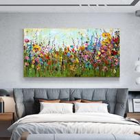 Gyvybės medis Gustavas Klimtas Kraštovaizdis Gėlės Sienos Drobės Tapyba Skandinaviškas plakatas Spausdinti Paveikslėlis gyvenamojo kambario namų dekoravimui 50x100cm No frame sidabras