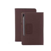 Dėklas, skirtas Samsung Galaxy Tab S7 Plus SM-T870 T970 T860 Apsauginis dangtelis, skirtas Samsung Galaxy S6 S7 FE S8 2020 2022 Magnet Flip Case Tab S7+ 12.4 inch T970 raudonai ruda
