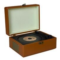 CD grotuvas BT 5.0 Music U Disk Album Nešiojamas CD grotuvas Integruoti garsiakalbiai su nuotolinio valdymo pultu, ruda