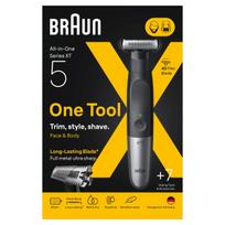 Braun Series X XT5 2 viename – barzdos ir kūno plaukų kirptuvas bei skustuvas