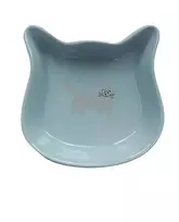 Hap keraminis dubenėlis katėms, mėlynas, 200 ml