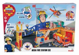 Žaislinė gaisrinė mašina Simba Fireman Sam Mega Fire Station, įvairių spalvų