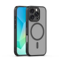 Mag Matt dėklas iPhone 16 Pro Max 6,9" juodas su apsauga kamerai