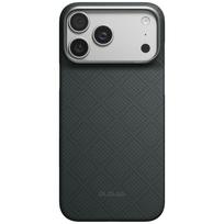 Dėklas PITAKA Edge Argyle MagSafe, skirtas iPhone 18 Pro Max / 17 Pro Max, bazalto juodas