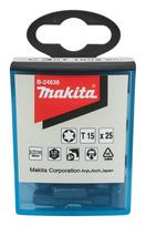 Atsuktuvų antgalių komplektas Makita B-24636, T15, 25 mm, 1/4"