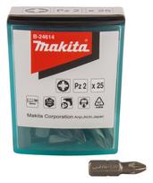 Atsuktuvų antgalių komplektas Makita B-24614, PZ2, 25 mm, 1/4"