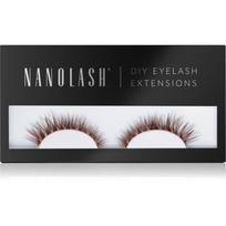 Nanolash DIY Eyelash Extensions rinkinys blakstienų priauginimui namuose Fantasy BROWN 36 vnt.