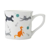 Puodelis Mikasa Fluted Cat, balta sp./įvairių spalvų, 0.25 l
