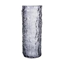 Vaza AMY D12xH30cm, pilkas stiklas