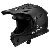 LS2 MX708 FAST II SOLID Krosinis šalmas (spalva: matinė juoda) - dydis L