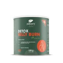 NATURE'S FINEST DETOX BELLY BURN Pilvo riebalų deginimo skaidulų mišinys su Neopuntia™, chlorele, tikruoju margainiu ir artišoku