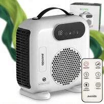 Avenido AV7757W termoventiliatorius, elektrinis šildytuvas 2000 W su LED ekranu, ventiliatoriumi ir laikmačiu, baltas