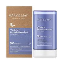 Mary & May Vegan Peptide Bakuchiol Sun Stick SPF50+ PA++++ apsauginis pieštukas nuo saulės, 18 g