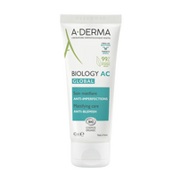 A-Derma Biology AC Anti-Imperfections Dieninis Vietinio poveikio kremas nuo spuogų Veidui, 40 ml