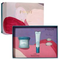 Rinkinys Payot: Lisse natūralūs ingredientai raukšles mažinantis dieninis kremas veidui 50 ml + Lisse lyginamasis paakių kremas 15 ml + Gua Sha baltas stangrinantis veido masažo akmuo