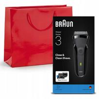 Elektrinė barzdaskutė Braun Series 3 300BT su trimeriu ir 30 min. belaidžiu veikimu