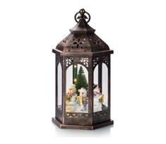 Markslöjd 704973 - LED kalėdinė dekoracija ROLF LED / 3xAA rudas žibintas