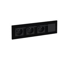 Legrand-Trijų lizdų lauko rozetė 250V/16A IP44 ir vienpolinis jungiklis nr. 1 NILOE STEP