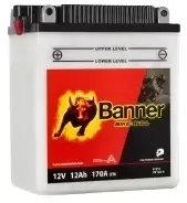 Akumuliatorius Banner Bike Bull 12Ah 170A +- 12V 134x80x160mm