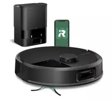 Dulkių siurblys - robotas iRobot Roomba Max 705 VAC + automatinio ištuštinimo stotelė, juodos spalvos