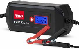 Skaitmeninis akumuliatoriaus įkroviklis STD/GEL/AGM/WET 6A 6/12V AMIO-04524