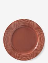 Lyngby Porcelæn - Rhombe Color Lunch Plate - Vakarienės lėkštės - Raudona