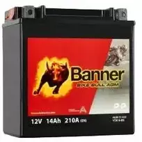 Banner 14Ah Bike Bull AGM 12V 210A akumuliatorius 150x87x161mm