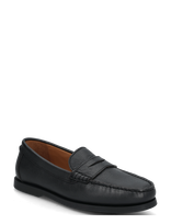 Polo Ralph Lauren - Pebble Leather-Merton Penny-Cs-Lfr - Louferiai - Juoda