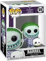 FUNKO POP! Vinilinė figūrėlė: The Nightmare Before Christmas - Barrell, ~8.4 cm