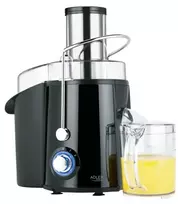 Adler AD 4133 Sulčiaspaudė 1000 w, galingumas maksymalna 2000 w, 2 prędkości, otwór 75 mm, sitko ze stali nierdzewnej, dzbanek 1 l, indas na miąższ 2 l, bez bpa