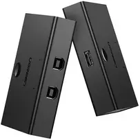 UGREEN USB 2.0 Switch USB-A to 2x USB-B - Juodas