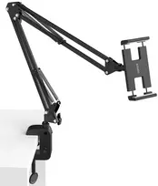 UGREEN Phone holder with folding arm for table/desk - Juodas / pilkas
