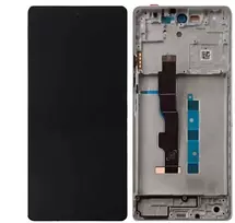 Xiaomi Redmi Note 13 5G Ekranas with Frame Baltas - Original