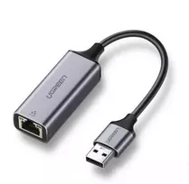UGREEN USB-A to RJ45 Ethernet Adapteris - Kosminė pilka