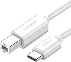 UGREEN USB-C to USB-B 2.0 Spausdintuvas cable 1.5m - Baltas