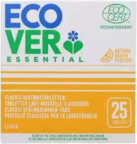 Indaplovių tabletės ECOVER ESSENTIAL, 25vnt.