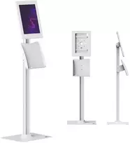 Laikiklis reklamowy do tabletu Maclean, su blokadą. 12.4"-13", iPad Air/ Pro, Samsung Tab S10+/S9+/S8+/S7+, 257x350x22mm, MC-924 W