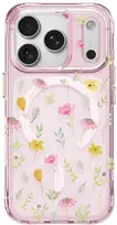 Dėklas UNIQ Coehl Evie, skirtas iPhone 18 Pro / 17 Pro, su magnetiniu įkrovimu, rožinis