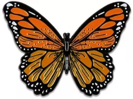 Letistitch Magnetinis adatų laikiklis siuvinėjimui „Autumn Butterfly“, 40 x 30 mm