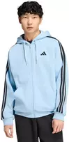 Bluza vyriška adidas Essentials 3-Stripes Fleece Full-Zip Hoodie melsva KY4143 (XL)