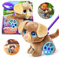 Fur Real šuniukas su pavadėliu Walkalots „Tracks My Wheely Pup”, F6389