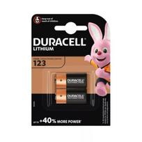 DURACELL Elementai CR123 2vnt - 1pak.